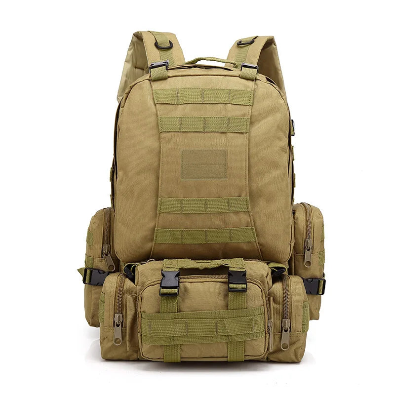 55L Tactical Backpack Men's Large Backpack.