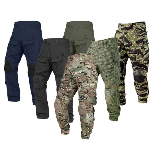 Tactical G3 Combat Pants CP Style BDU Uniform Trousers With Knee Pads.