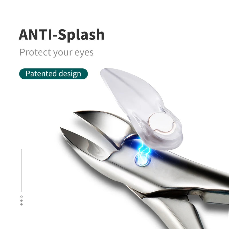 Toenail Cutters ,Pedicure, Manicure Anti-Splash Ingrown Paronychia Professional Correction Tool Sets