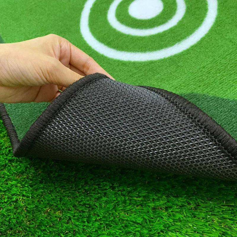 Crestgolf 300cm*50cm Golf Mat Golf Putting Green Indoor Golf Practice,