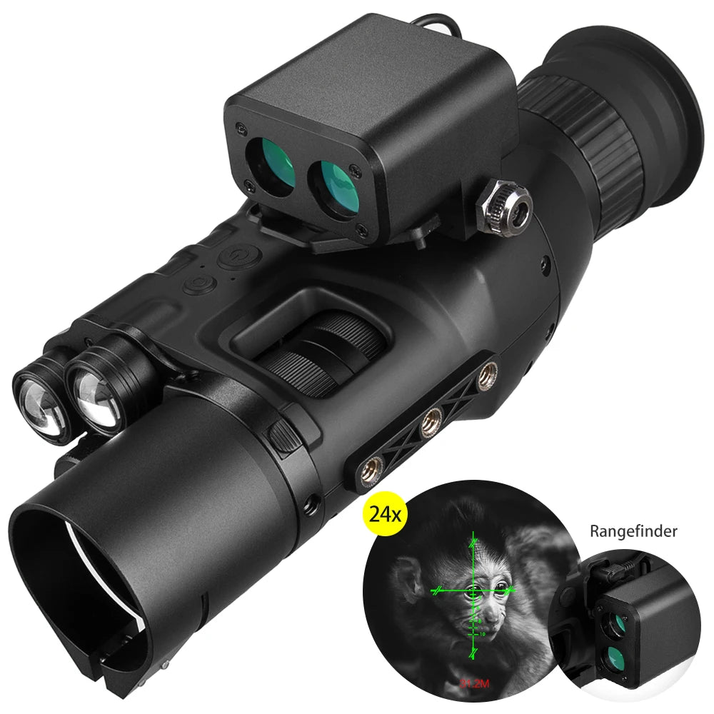 Night Vision Scope Monocular W/ Wifi APP 200M Range NV Scope 940nm IR Night Vision. - One Stop Shop & More