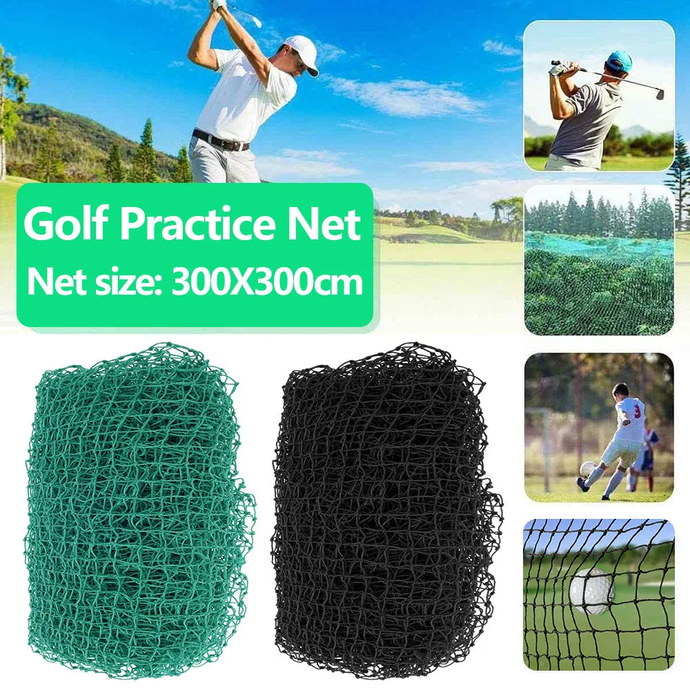 New 3 X 3 M Golf Practice Net Heavy Frame Sports Obstacle Training Net Throwing Net Fence Net Golf.