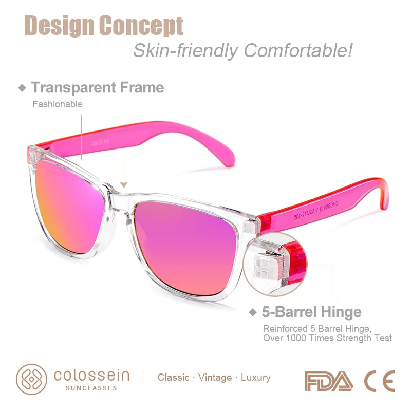 COLOSSEIN Sunglasses WomenStyle Glasses Gafas Sol UV400.