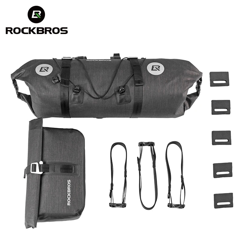 Bicycle Bag 2 in 1 Set Waterproof Large Capacity 20 L MTB Road Handlebar Front Bag Pouch.