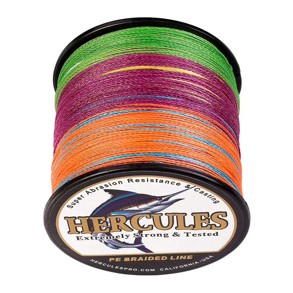 Multicolor Braided Fishing Line, PE 4 Strands, Carp Braided Fishing Line, Saltwater Fishing Pesca, Super Strong Sea