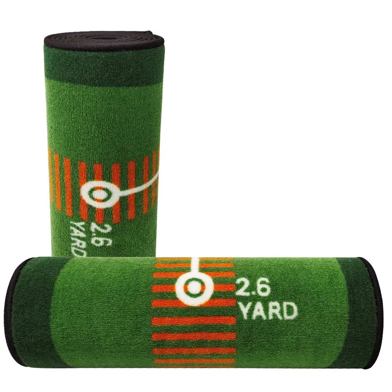 Crestgolf 300cm*50cm Golf Mat Golf Putting Green Indoor Golf Practice,