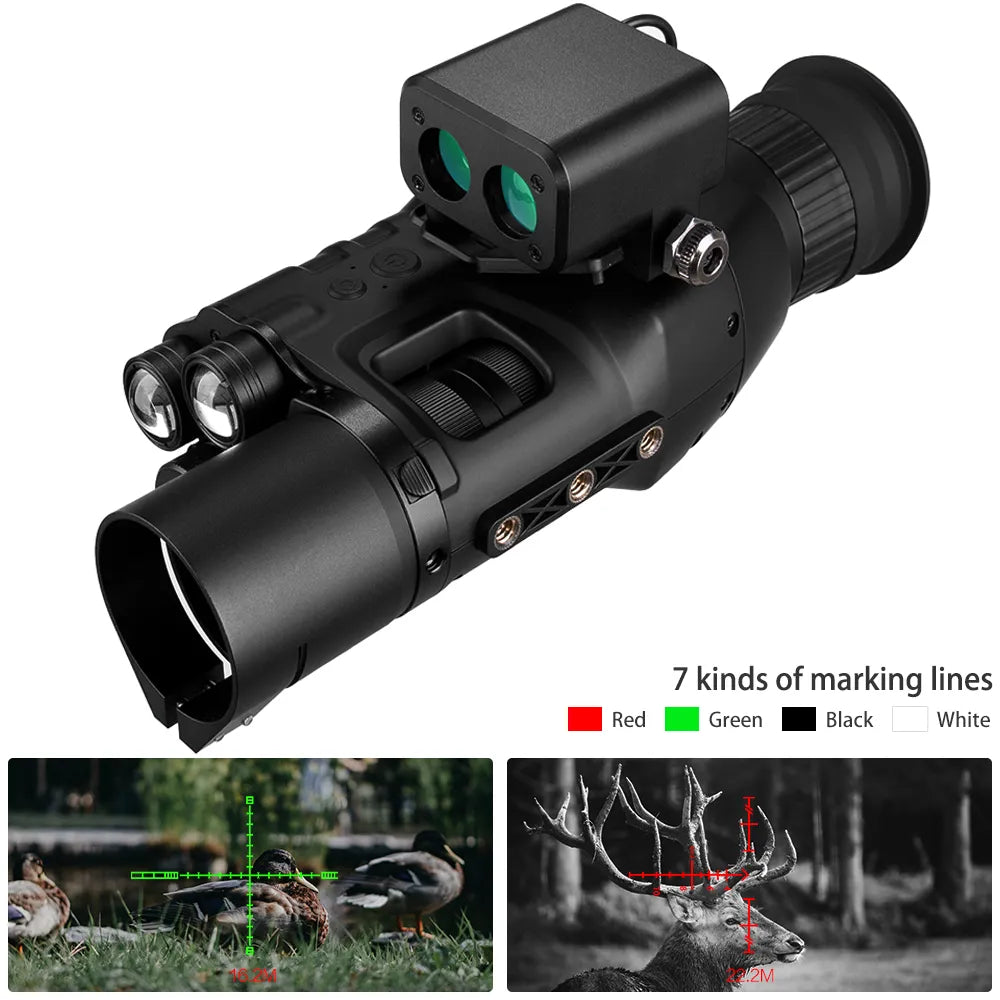 Night Vision Scope Monocular W/ Wifi APP 200M Range NV Scope 940nm IR Night Vision. - One Stop Shop & More