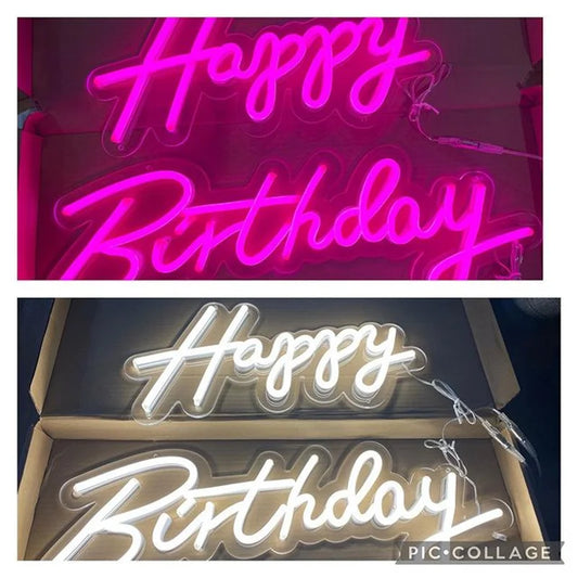 Happy Birthday Led Neon Signs.