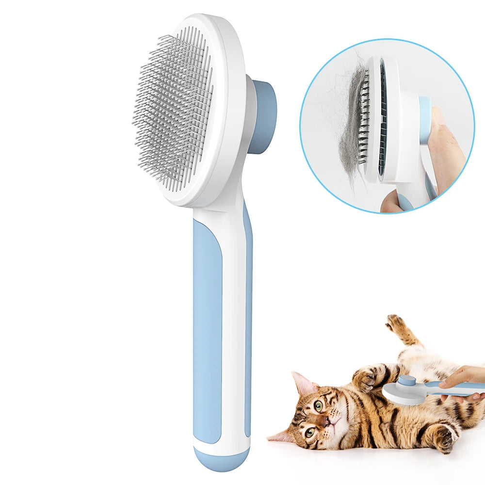 MASBRILL Cat Comb, Removes Hair, Soft Brush Comb.