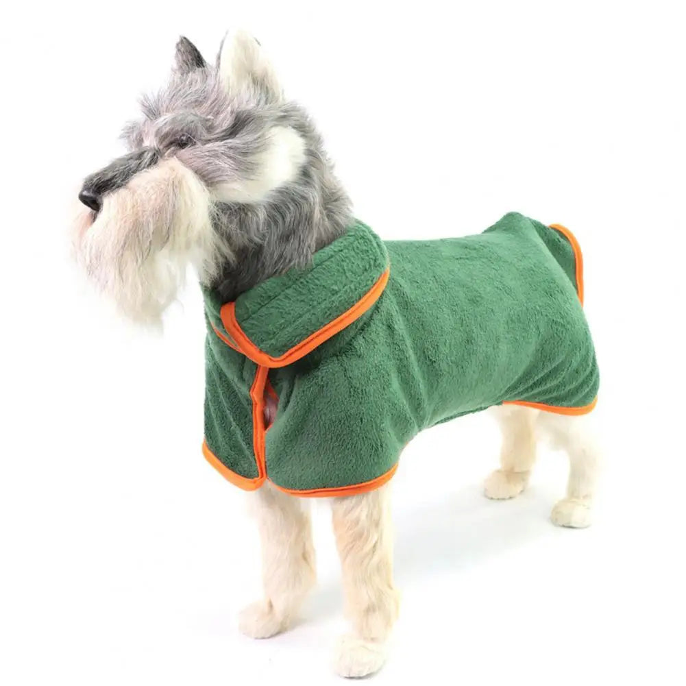 Dog Bathrobe  Fashion Adjustable Soft Texture  Microfiber.