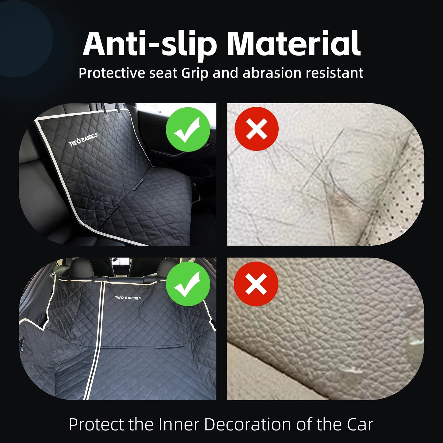 Car Pet Seat Cover Waterproof Rear Back Seat Protector - One Stop Shop & More