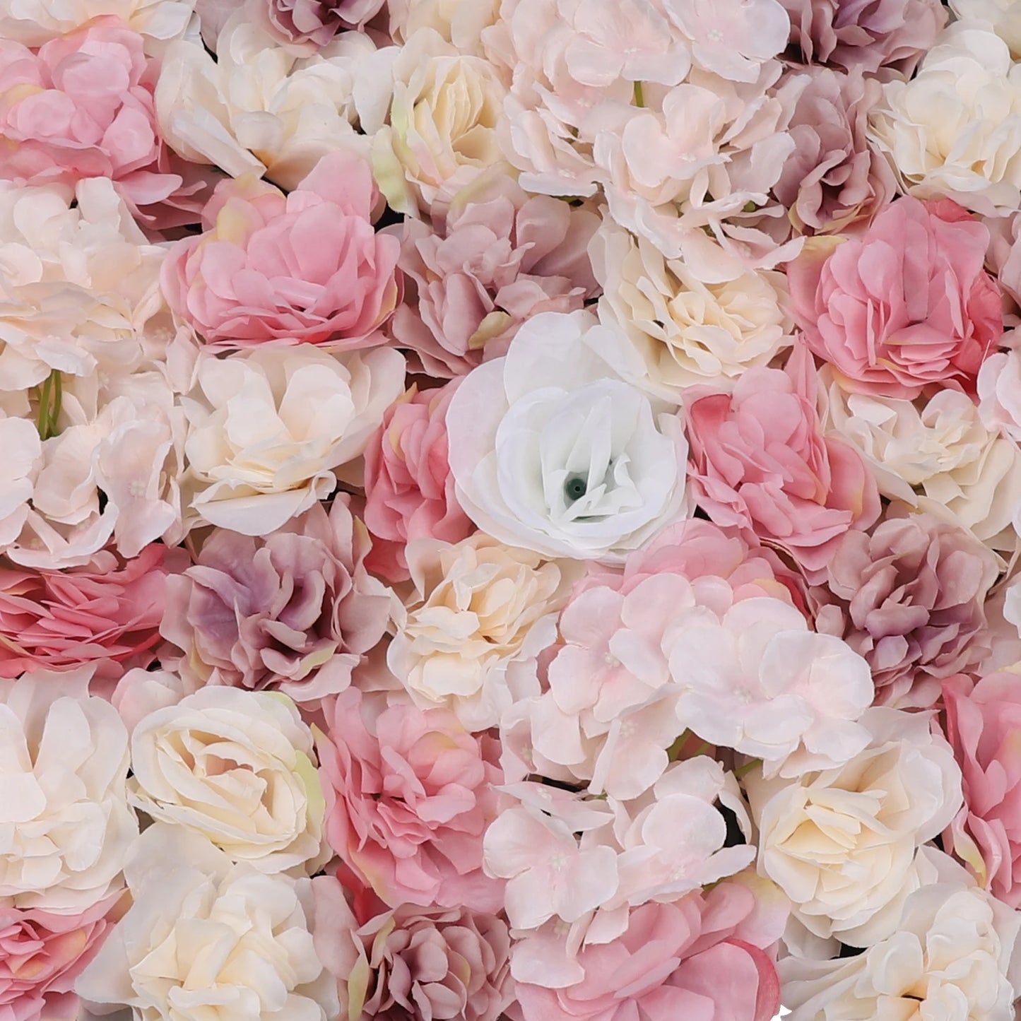 Artificial Flower Wall Panel Backdrop For Photo Background.