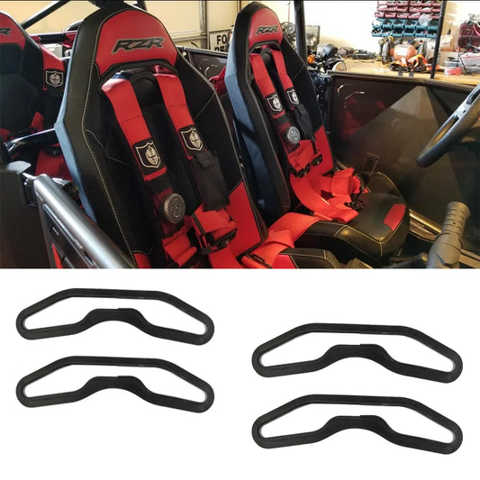 2 Sets Seat Harness Pass-Through Seat Bezel Insert For Polaris RZR XP XP4 1000 900 General With New Style Seats