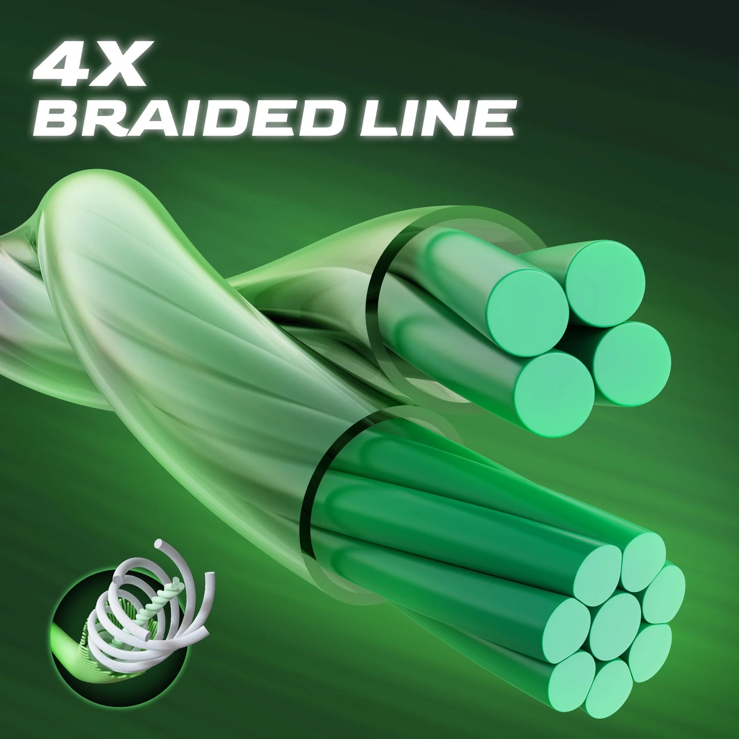 X4 X8 Blast Braided Fishing Line Super Thin and Strong PE Line HyperOSi® Coating Technology Abrasion Resistant Line