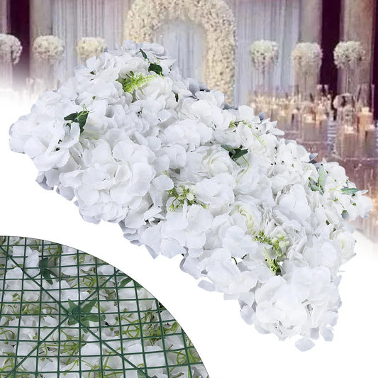 Artificial Flower Wall Panel Backdrop For Photo Background.