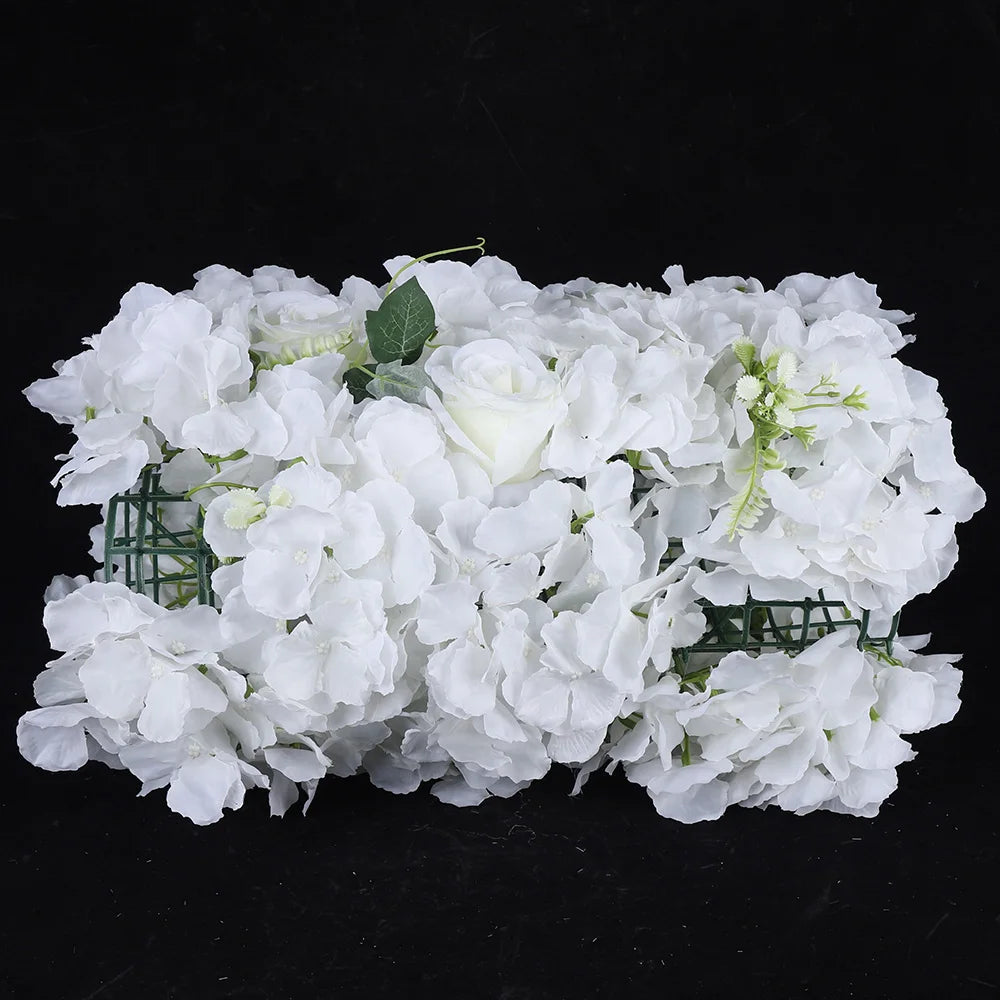 Artificial Flower Wall Panel Backdrop For Photo Background.