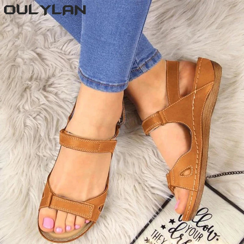 Women's Summer Sandals ,Outdoor Beach Casual Gladiator Platform Shoes.