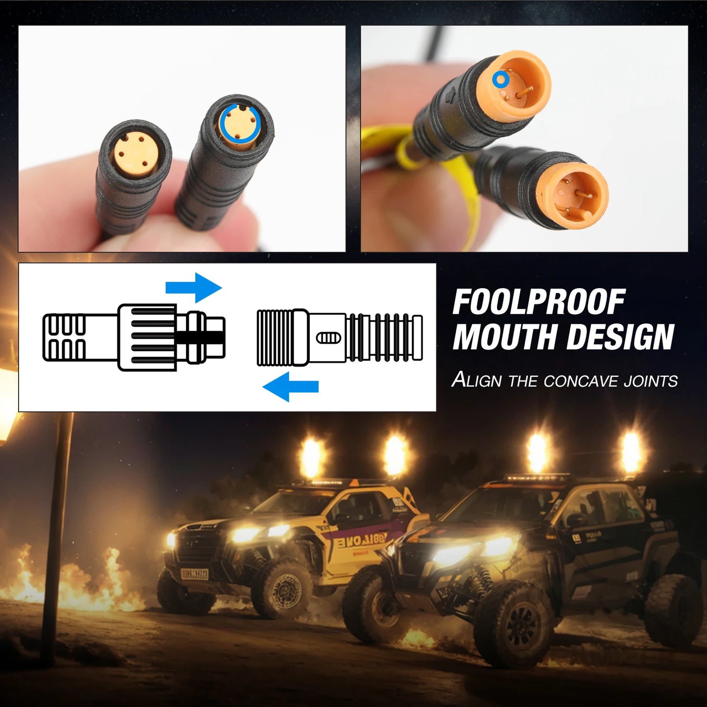 2PCS 2FT Bluetooth Remote Control Colorful Spiral LED Whip Lights for ATV Polaris RZR Flagpole Lamp.