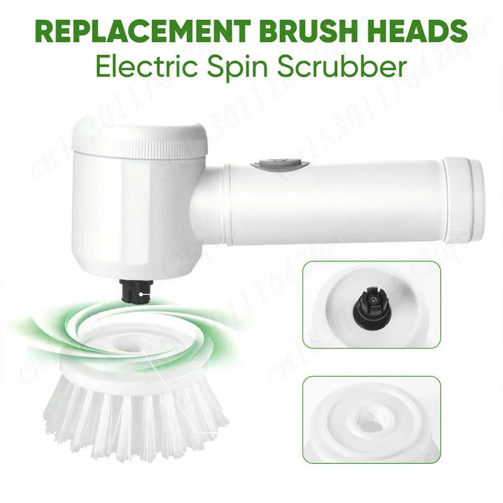 Electric Spin Scrubber Bathroom Cleaning Brush Power Scrubber with 5 Replaceable Brush Heads Electric Cleaning Brush For Kitchen