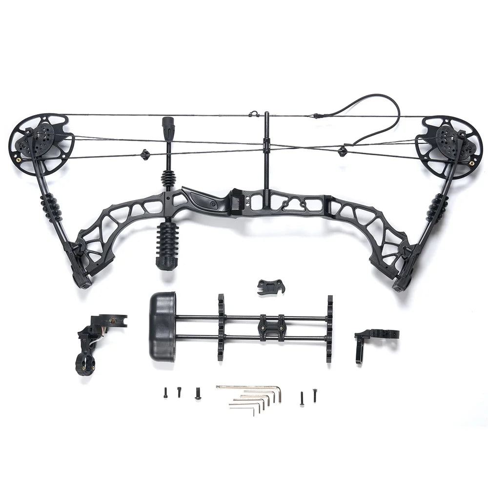 30-60lbs 37 Inches Archery Bow Compound Bow Adjustable.