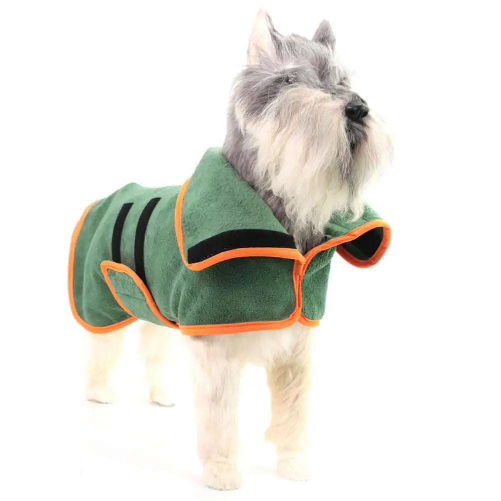 Dog Bathrobe  Fashion Adjustable Soft Texture  Microfiber.