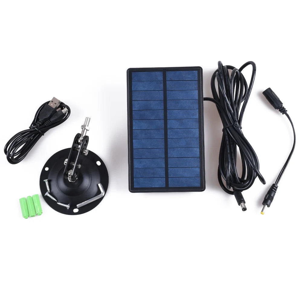 Outdoor Hunting Camera Solar Panel Charger 9V Output For Suntek HC-300M HC-700M HC700G.