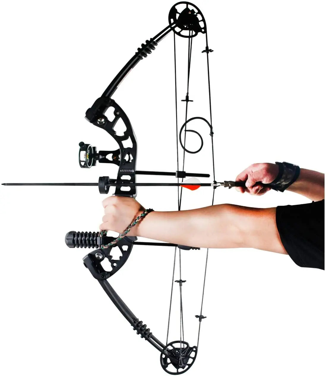 Compound Bow 30-55lbs 24"-29.5" Max Speed 310fps with Accessories Right Handed.