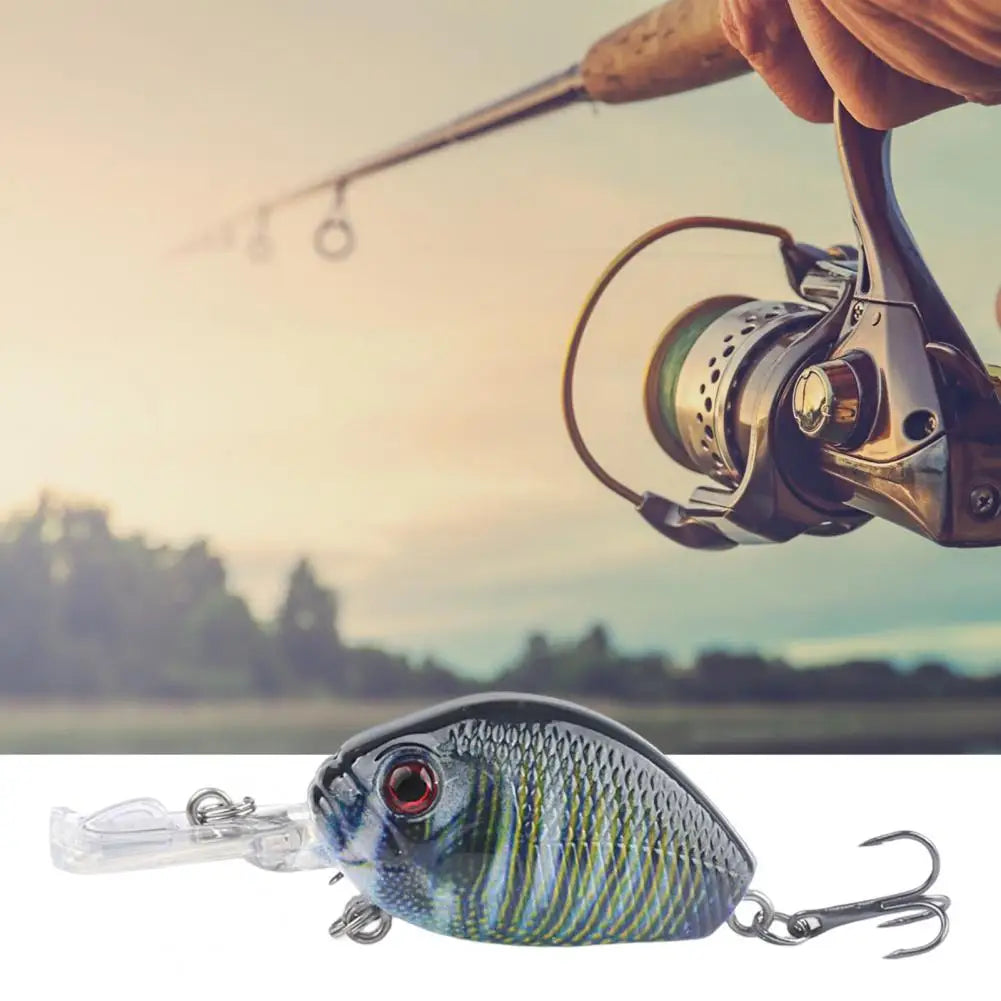 6CM/6.5G Useful Compact Crankbait  Treble Hook Fishing Lure.