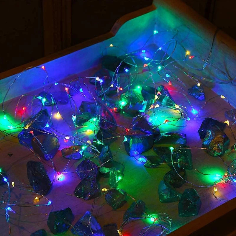 300LED Solar Fairy Lights Outdoor Waterproof String Light 8 Modes.