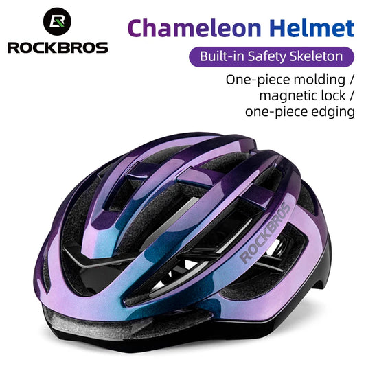 Bicycle Helmet Breathable Ultralight Integrally-Molded Unisex Shockproof Adjustable.