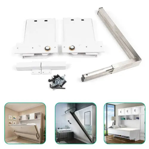 Murphy Wall Bed Springs Mechanism Hardware Kit, Heavy Duty Horizontal Mounting Bed.