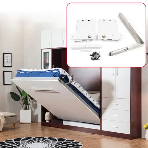 Murphy Wall Bed Springs Mechanism Hardware Kit, Heavy Duty Horizontal Mounting Bed.