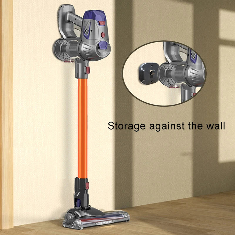 Wireless Handheld Vacuum Cleaner, Electric Broom 20kPa Powerful Suction Carpet Floor Bedding Cleaner Removable Battery