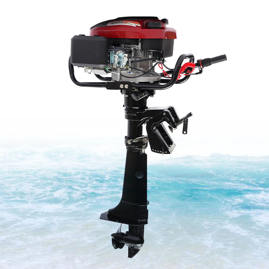 196CC 4 Stroke 7 HP Outboard Motor Fishing Boat Engine with Air Cooling System