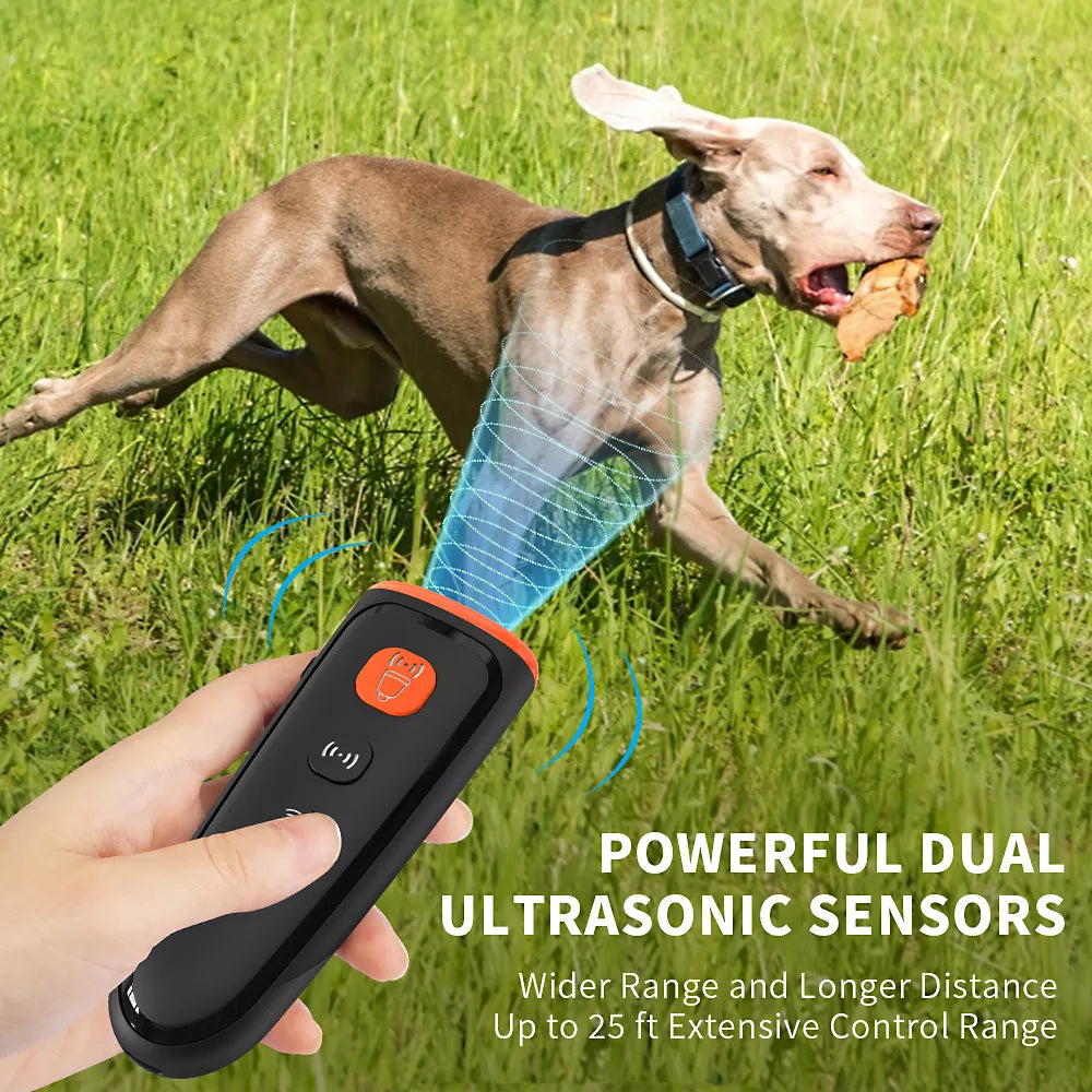 MASBRILL Dog Repeller No Dog Noise Anti Barking Device Ultrasonic 3 Modes USB Rechargeable