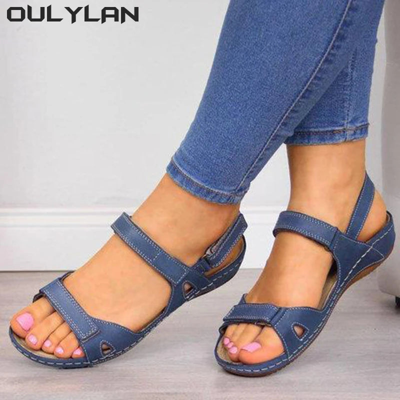 Women's Summer Sandals ,Outdoor Beach Casual Gladiator Platform Shoes.