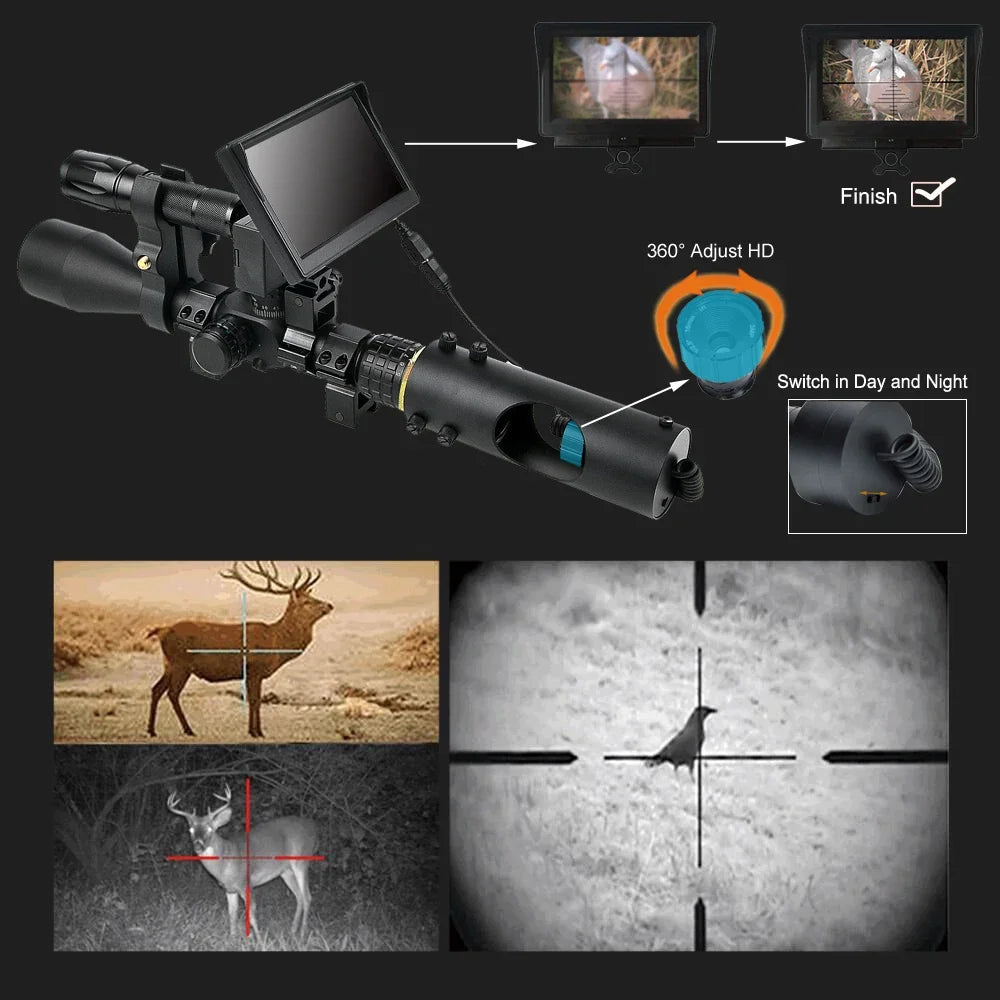 850nm Infrared LED IR Night Vision Riflescope.