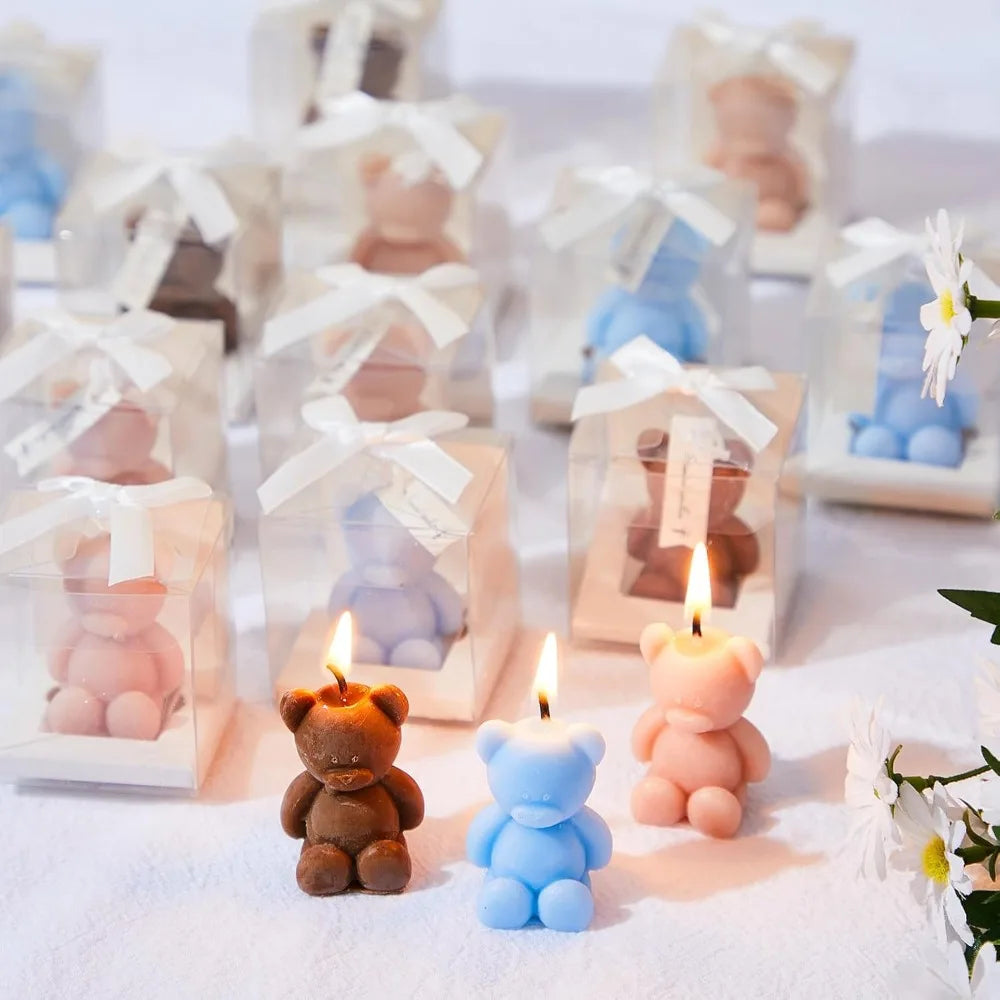 Shower Candle  for Guest Bear Party Favors Baby Shower Candles Bulk.