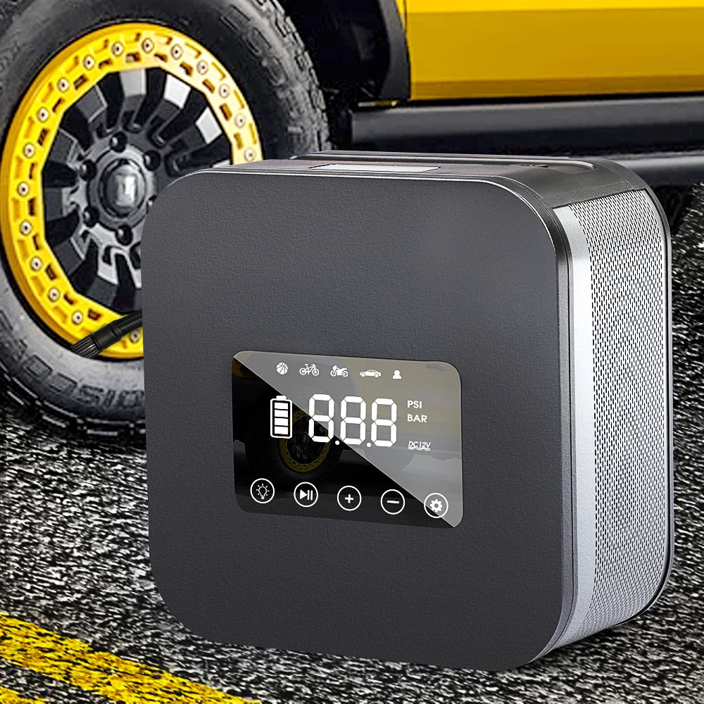 CARSUN Tire Inflator Portable Air Compressor Pump Electric Wireless.