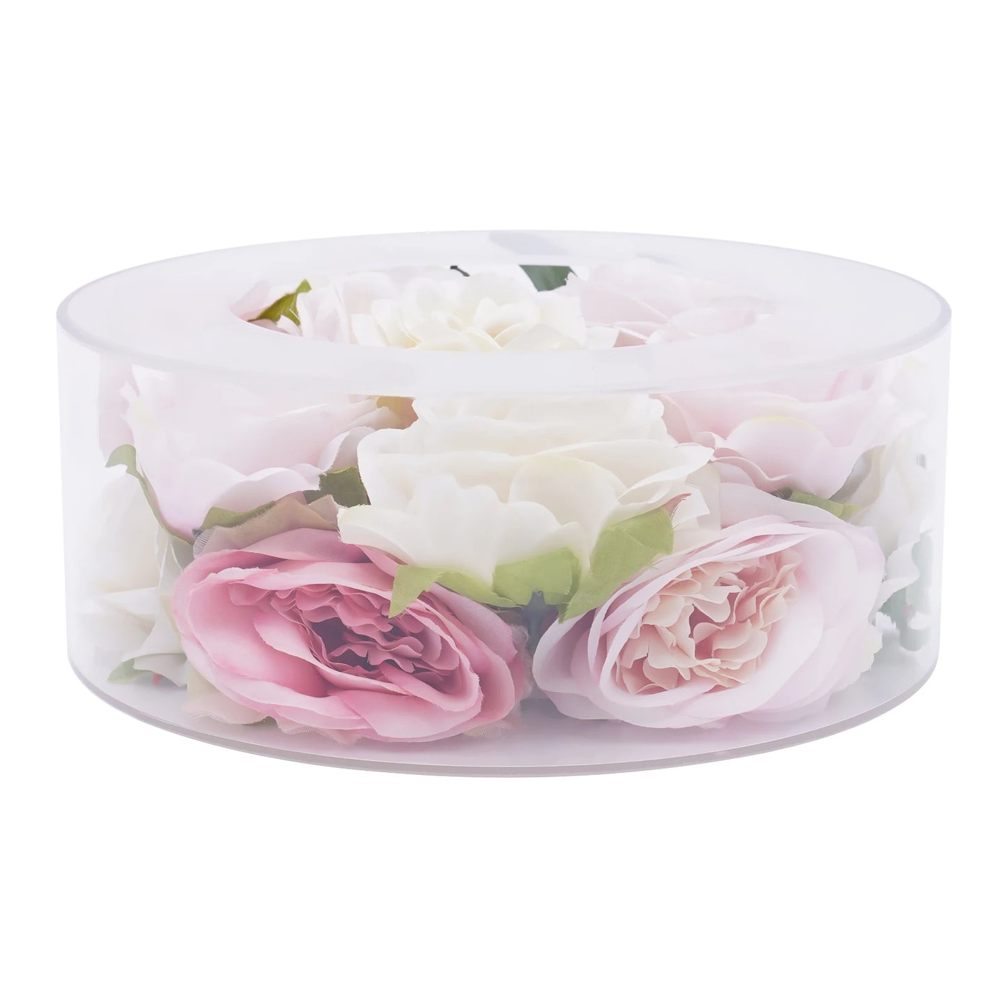 2Pcs Fillable Clear Acrylic Cake Stand Column Display Stand.