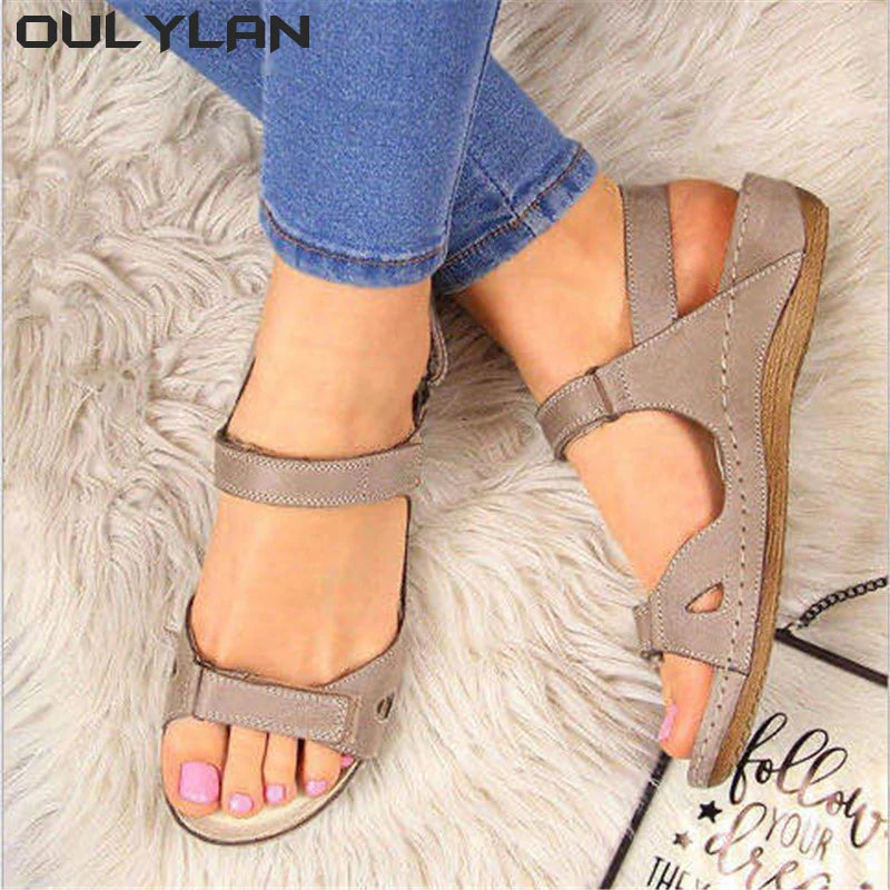 Women's Summer Sandals ,Outdoor Beach Casual Gladiator Platform Shoes.