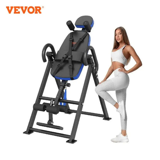 Inversion Table Heavy Duty Inversion Table Decompression Back Stretcher Machine Strength Training Equipment with Headrest